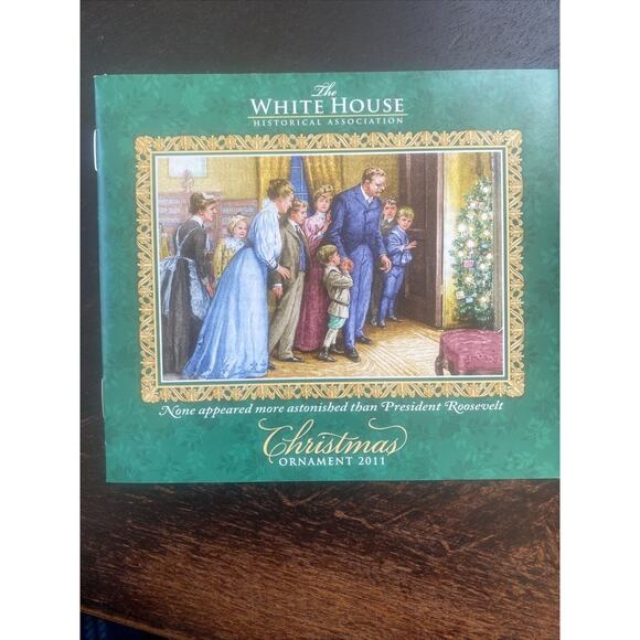 White House Historical Association 2011 Christmas Ornament w/Box - Santa Visits - Picture 5 of 6
